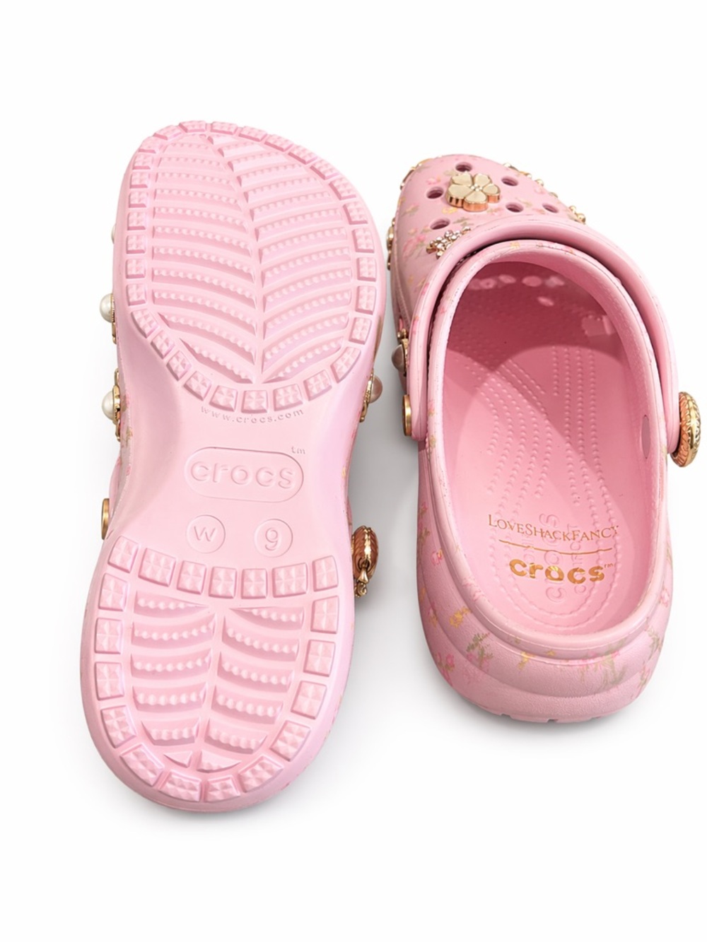 Crocs x Love Shack Fancy NEW Classic Clog Shoes 9 - Picture 9 of 9